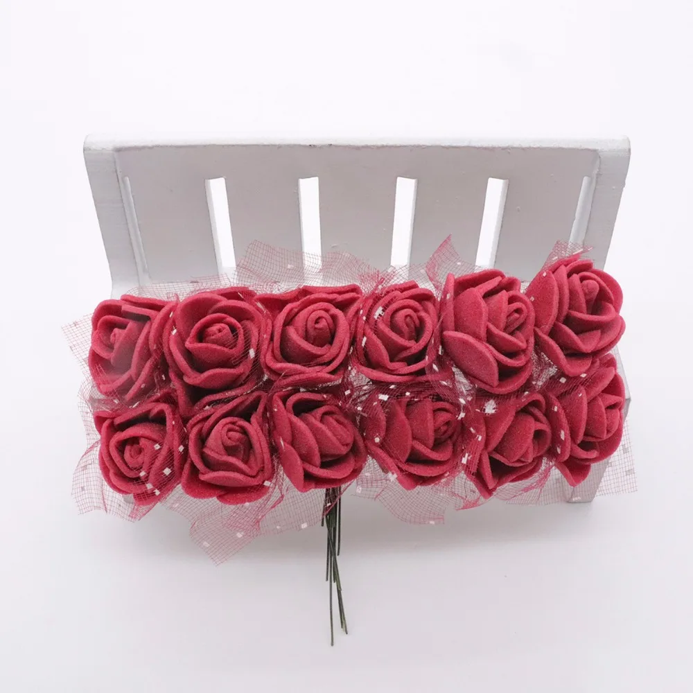 12PCS-Bag-Mini-PE-Foam-Rose-Flower-Head-Artificial-Rose-Flowers-Handmade-DIY-Wedding-Home-Decoration(2) 副本