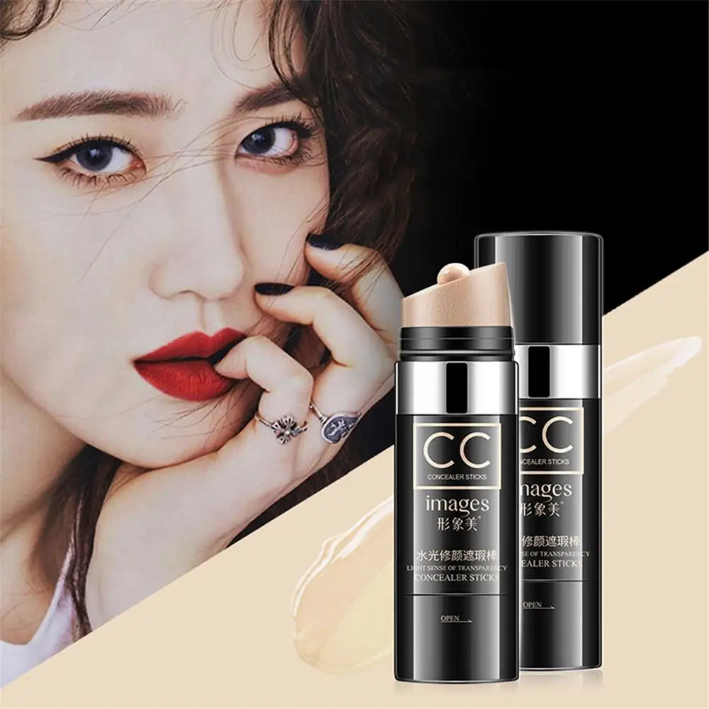 

1pc Images Non-Transferring Moisturizing Contour Concealer Stick CC Stick Skin Brightening Air Cushion CC Cream For Color Makeup