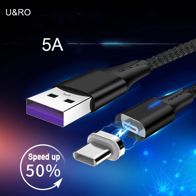 

Magnetic Micro USB Cable For Samsung Xiaomi Huawei Type-C Fast Charging Magnet Charger Adapter USB Type C Mobile Phone Cables