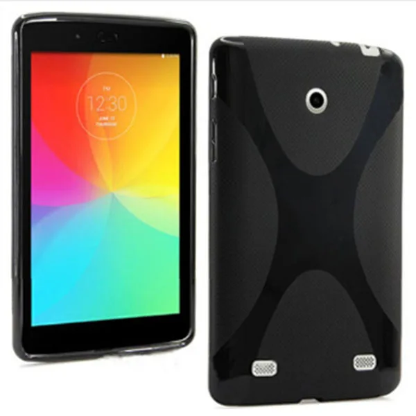 

X Line Matte TPU Gel Silicone Protective Shell Case Skin Back Cover Pouch Bag Protector For LG G Pad 7 7.0 7.0" V400 V410 Tablet