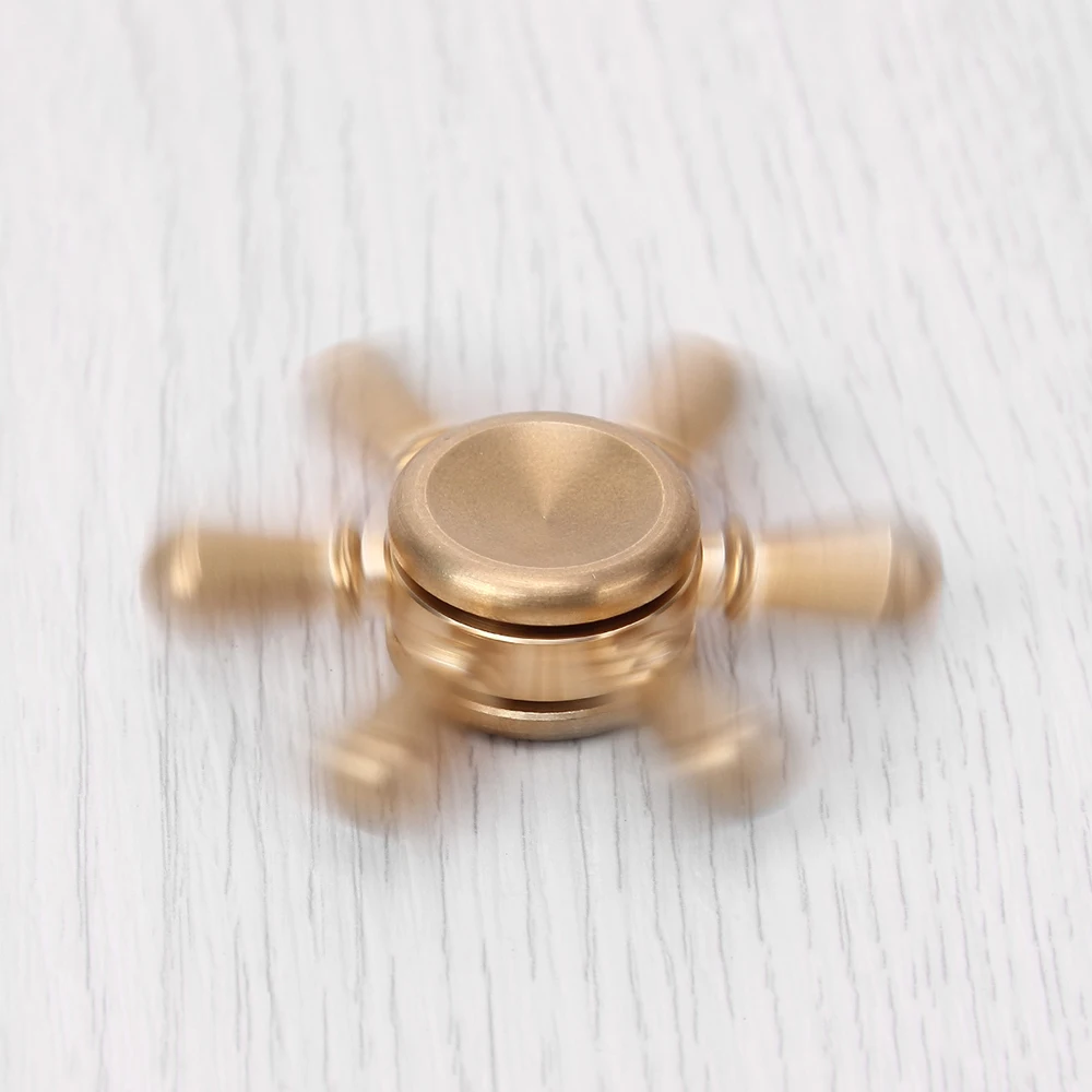 DODOELEPHANT Finger латунный Спиннер для аутистов ADHD EDC Focus Spinner тревога снятие стресса