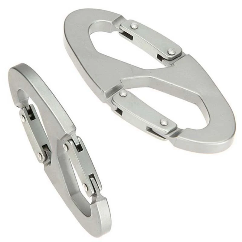 5 шт. карабин из алюминиевого сплава брелок защелкивающийся зажим карабины