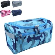 Men Waterproof Hanging Makeup Bag Nylon Travel Organizer Cosmetic Bag for Women Large Necessaries Make Up Case Wash Toiletry Bag