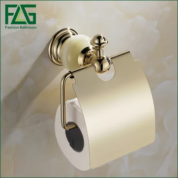 

FLG Luxury toilet accessories toilet paper holder Zinc Alloy Gold paper towel holder