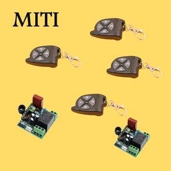 

Wireless Remote Control AC220V 1CH 10A Mini Relay Receiver RF Remote Controller For LED Lamp Light