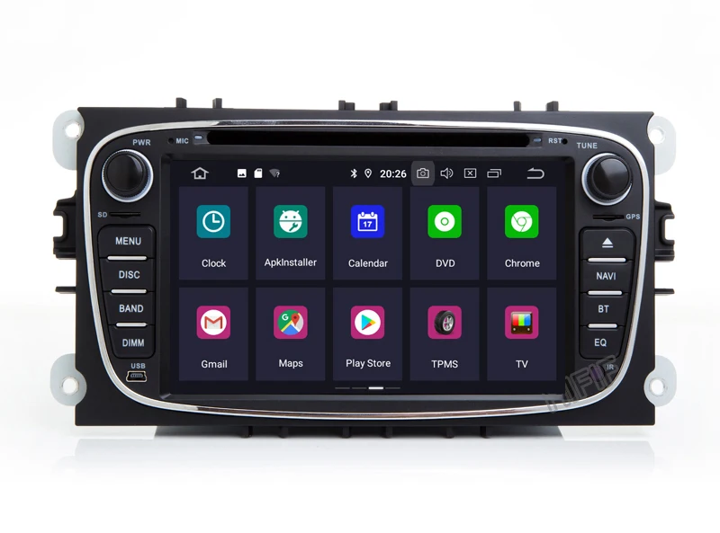 Sale DSP IPS Android 9.0 2 din CAR DVD For FORD focus Mondeo S-MAX C-MAX Galaxy kuga multimedia player GPS radio stereo auto audi 14