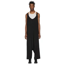 27-44 Мужской Повседневный Комбинезон Спецодежда хип-хоп Tide бренд с нагрудником брюки винтажный комбинезон с карманами новые свободные брюки больших размеров