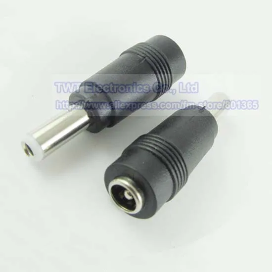 

5.5x2.1mm Female to 5.5x2.5mm Male DC Power Plug Connector Adapter for Laptops , 25pcs ,Free shipping