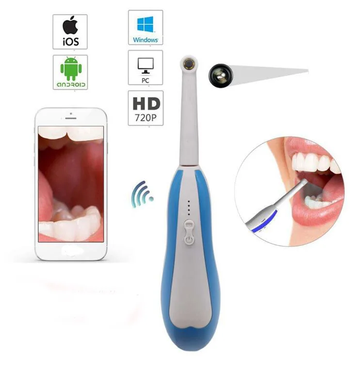 

Wireless WiFi Dental Camera HD Intraoral Endoscope Camera LED Light USB Inspection for Dentist Oral Real-time Video Dental Tools