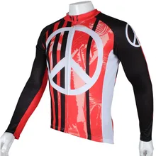 Паладин "против войны" мужская с длинным рукавом Велоспорт Джерси велосипед рубашка Велосипедная форма