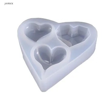 

Transparent Love Heart Silicone Mold DY Making Epoxy Jewelry Beads Pendant Resin Casting Mould Tool