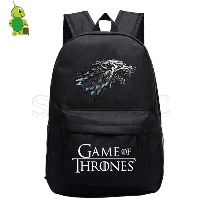لعبة من عروش ظهره البيت ستارك Targaryen المدرسة أكياس للمراهقات الفتيان اليومية كمبيوتر محمول على ظهره عارضة حقائب السفر لعبة من عروش ظهره البيت ستارك Targaryen المدرسة أكياس للمراهقات الفتيان اليومية كمبيوتر محمول على ظهره عارضة حقائب السفر
