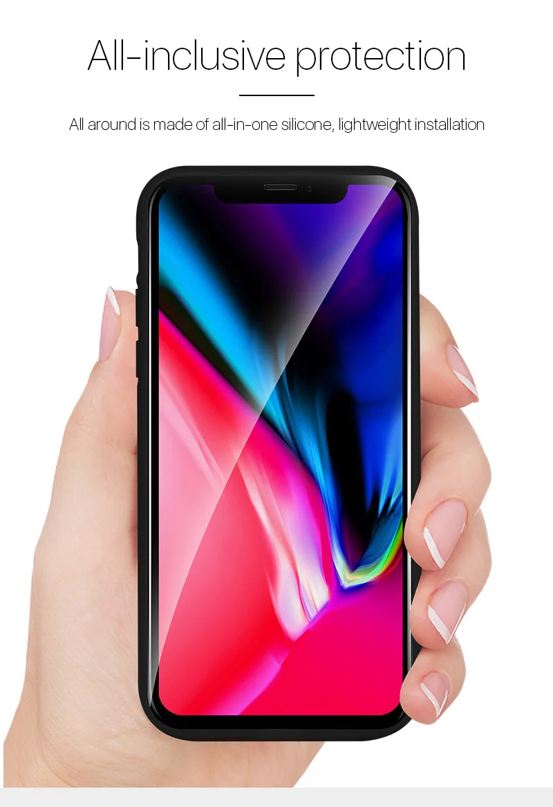 Чехол для Iphone X power Case 5000 mAh Высококачественный контейнер для аккумуляторных батарей чехол для Iphone X Внешний пакет резервного копирования зарядное устройство чехол