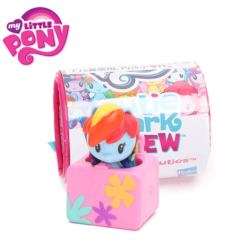 1 шт. игрушки My Little Pony Cafeteria Cuties Mini Dolls Friendship is Magic Rainbow Dash Twilight Sparkle|Игровые фигурки и