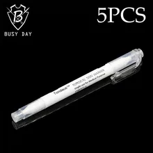 5pcs Eyebrow Microblading marker pen for microblading practice eyebrow tattoo design eyebrow stencil