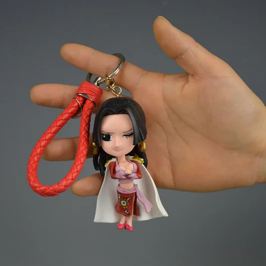 

IVYYE 1PCS One Piece Boa Hancock Anime Action Figure Key Chain PVC Figures Keyring Toys Keychain Keyholder Unisex Gifts NEW