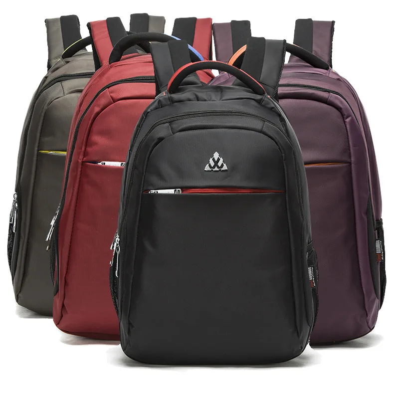 high quality resistant water nylon computer shoulder backpack foam padded laptop bag with bottle