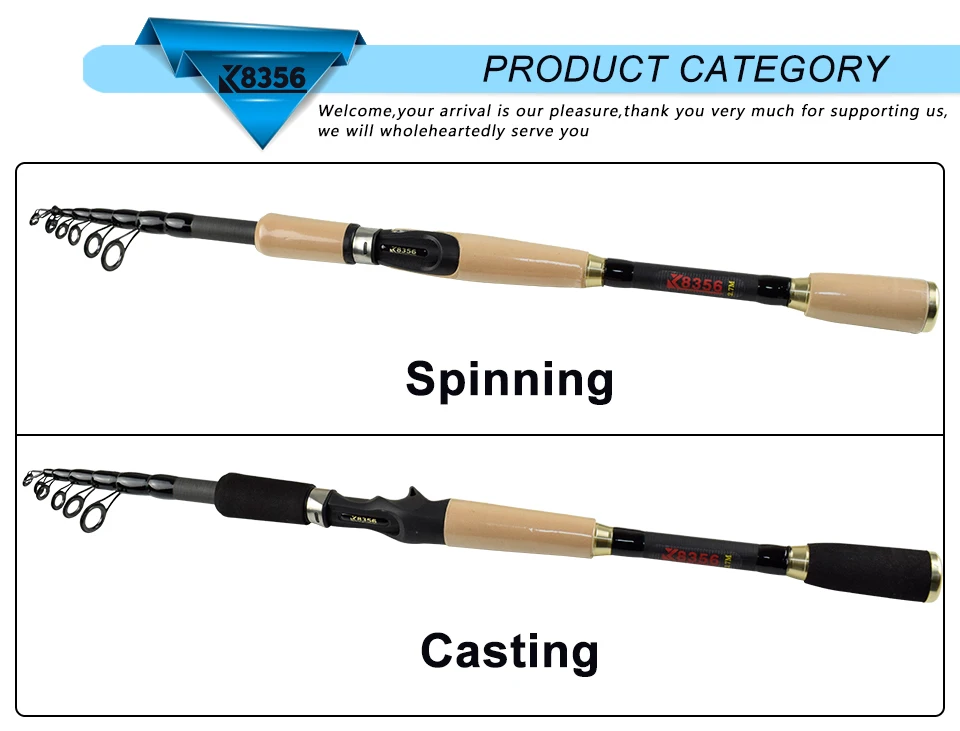 K8356 99% углеродная Приманка Удочка 1,8 м 2,1 М 2,4 М 2,7 м портативная телескопическая спиннинговая удочка из углеродного волокна