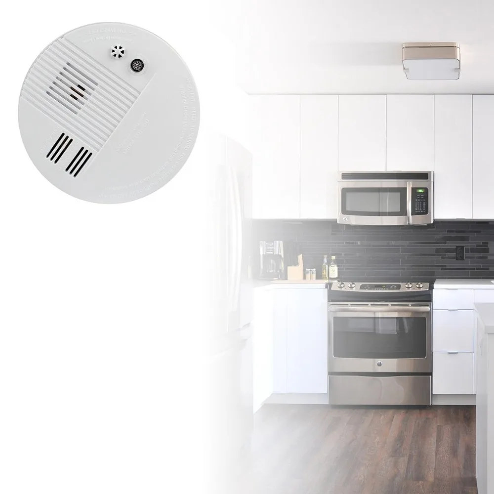 

Smoke CO Carbon Monoxide Detector Alarm Independent Dual Voltage Smoke Composite Alarm for Home Security