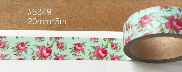 14 дизайнов Рождество/буквы/пятна/узор японский васи лента декоративная клейкая DIY маскирующая бумажная лента наклейки этикетка - Цвет: 6349