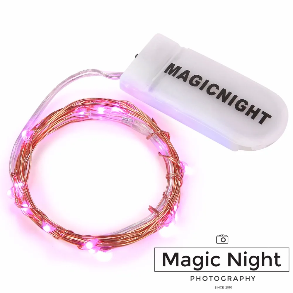 Magicnight Светлячок гирлянда Звездный светильник теплый белый микро светодиодный светильник s батарея работает для домашнего декора в комплекте батарея