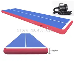 Надувные Гимнастика воздуха трек акробатика коврики для комплект 8x2x0,3 м надувные тренажерный зал Air коврик гимнастика оборудования