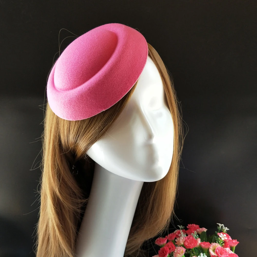 Аксессуары для волос, свадебная заколка для волос, чародейка, берет, сделай сам, ручная работа, мини-чародейка, база для женщин, фетровая шляпа в стиле ретро