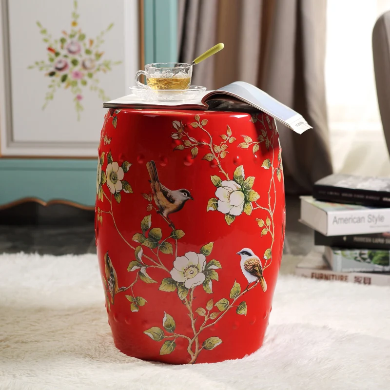 Ceramic Garden Stool Decorative Garden Stools, Decorative Glazed