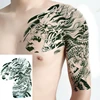 tatoos temporales for men shoulder tattoos dragon black large tattoo and body art sticker boys tattoo tribal designs mens decals ► Photo 3/6