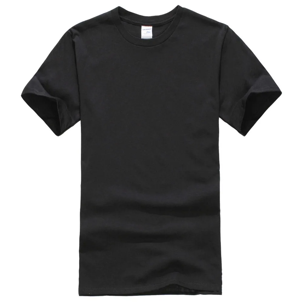 2018 Crossfit футболки одноцветное Цвет Свободные Базовая футболка Повседневное Фитнес Для мужчин дна футболки shirs