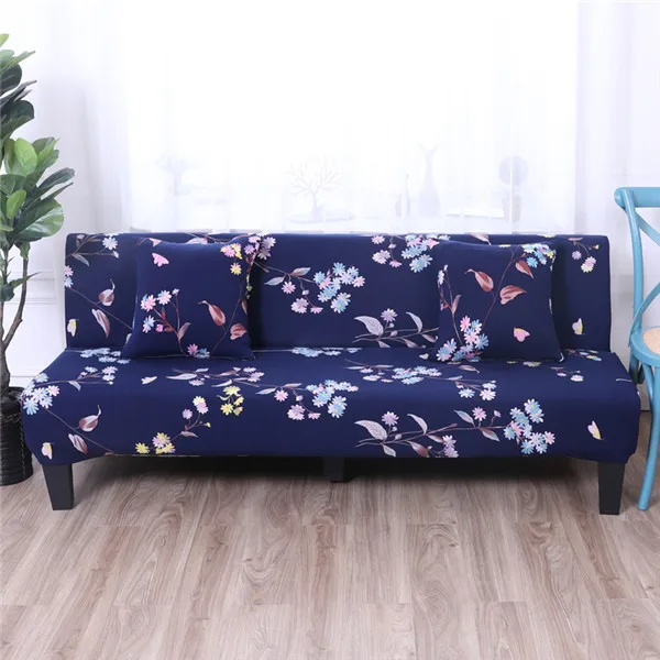 Nordic Style Modern Simple Striped Print Sofa Bed Cover Big Elastic Sofa cover Towel Sofa Bed Home Decor - Color: 01