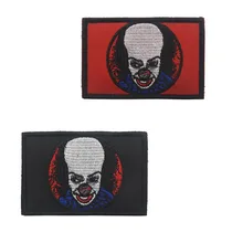 Пользовательские Pennywise страшный клоун боевой патч крюк и петля качество Военная insignia армия США, тактический патчи для ткани кепки
