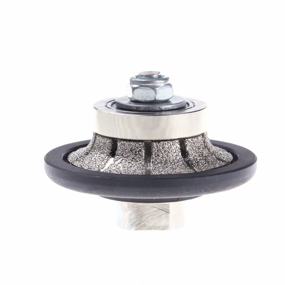 

ZFE 1Pc 3/8" Diamond Bevel profile wheel router bit bullnose For Wet Polisher ,Angle Grinder --M14 Thread
