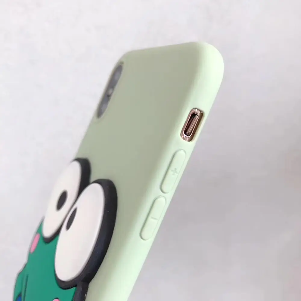 3D Frog Patterned Matte Skin Soft TPU Case Cover sfor Samsung A10 A20 A30 A40 A50 M10 M20 Candy Color Silicon Phone Coque Capa   (9)
