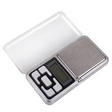 200g x 0.01g LCD Display Mini Digital Scale Jewelry Pocket Balance Weight with Blue Backlight for Precise Weighing