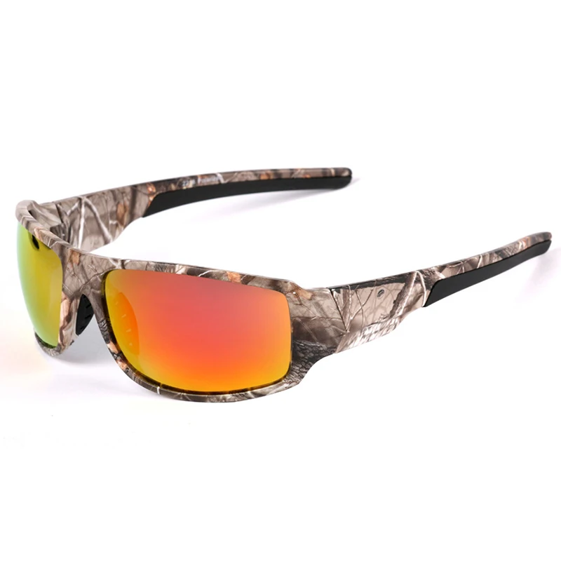 Специальное предложение Oculos Masculino De Sol Модные мужские поляризованные солнцезащитные очки мужские камуфляжные солнцезащитные очки - Цвет линз: red