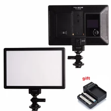 TOAZOE T119S светодиодный свет видео ультра-тонкий ЖК двухцветный Диммируемый DSLR Studio панельная светодиодная лампочка и F550 батарея+ зарядное устройство для камеры DV