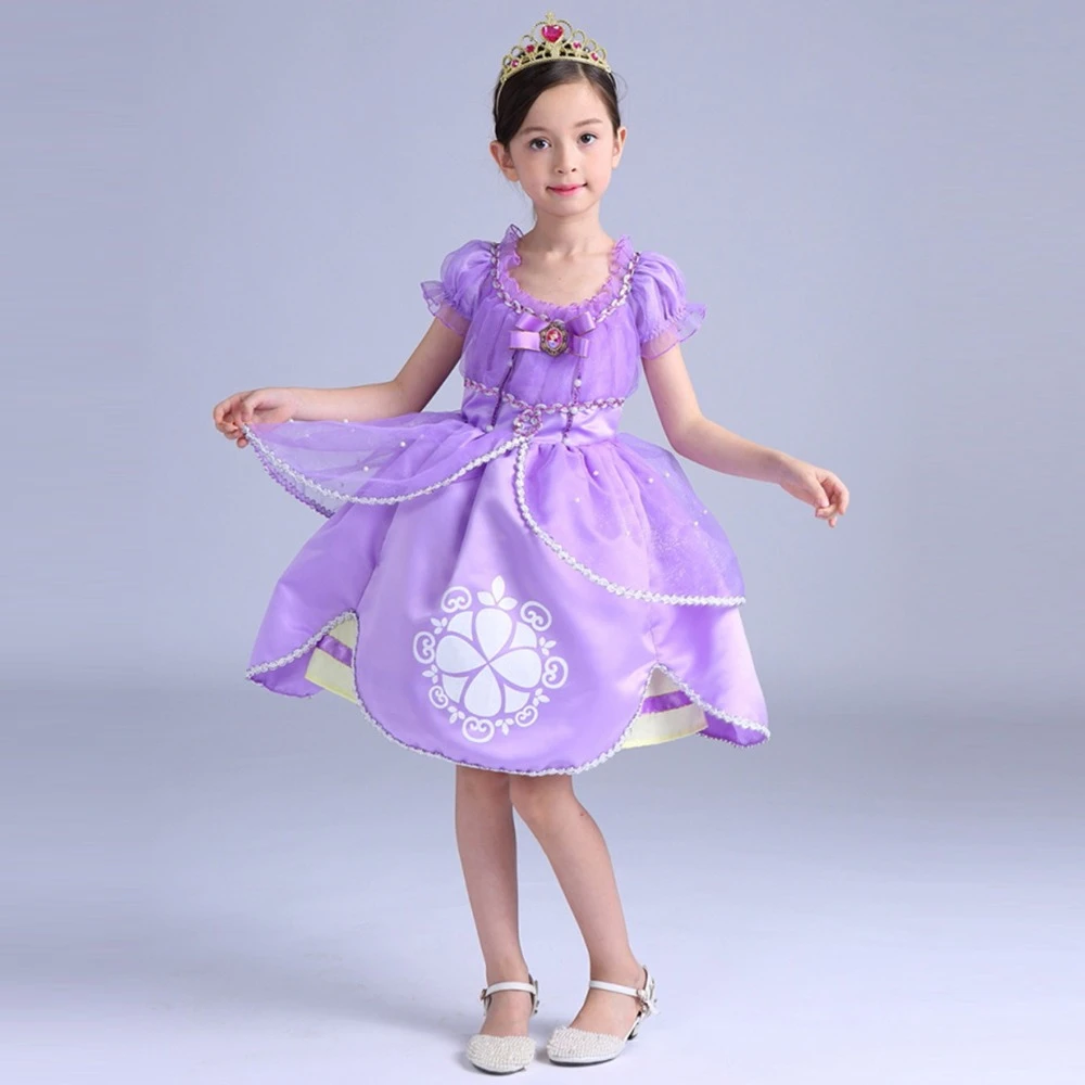 トップ品質の綿女の子ドレスソフィア王女紫ふわふわドレスビッグ花びらプリンセスソフィア子供カジュアル漫画パーティードレス Dress Quality Dress Sofia Princessdress Big Aliexpress トップ品質の綿女の子ドレスソフィア王女紫ふわふわドレスビッグ花びらプリンセスソフィア子供カジュアル漫画パーティードレス Dress Quality Dress Sofia Princessdress Big Aliexpress