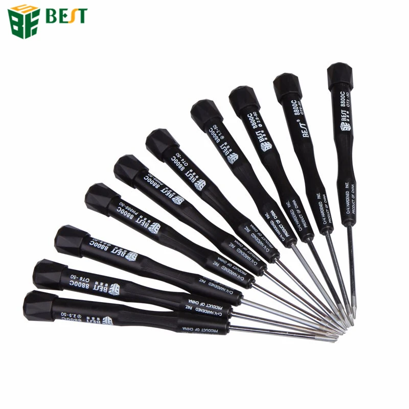 

BEST 10 in 1 Screwdriver Set T3 T4 T5 T6 P2 P5 PH00 PH000 Y2.5 Flat 2.0 Mobile Phone Laptop PC Opening Repair Tools Kit