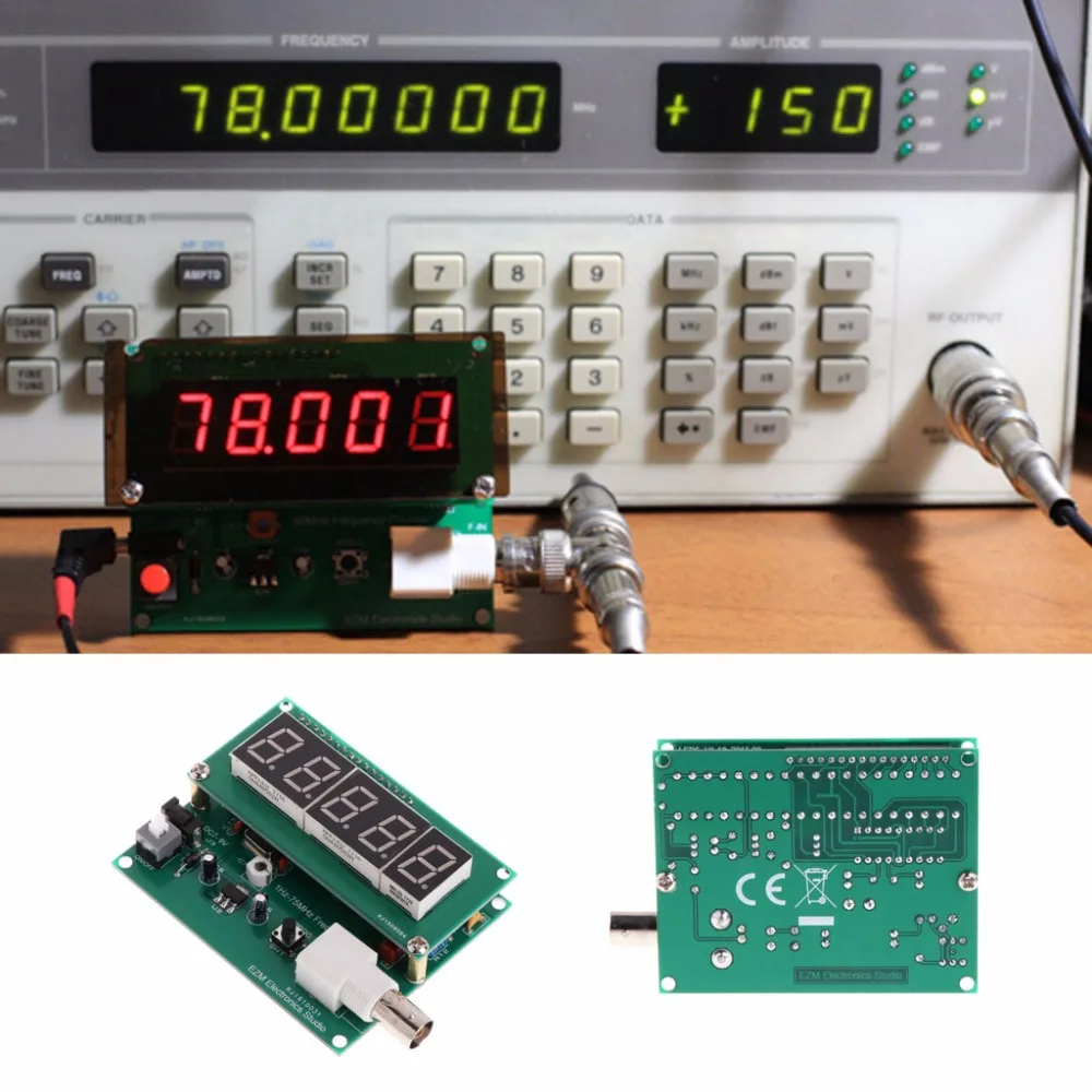 1Hz 75MHz счетчик частоты 7 V 9 50mA модуль измеритель измерители инструменты|Измерители