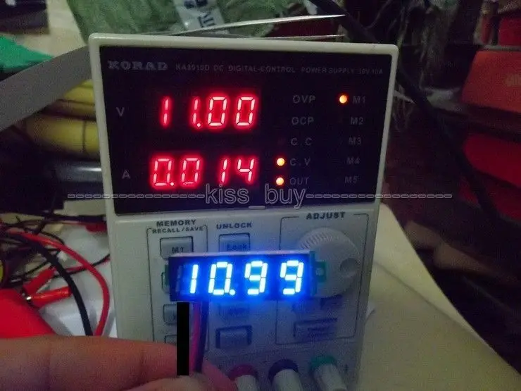 0 28 &quot4 00 V 30 DC 4 цифры Цифровая панель вольтметра красный светодиодный измеритель