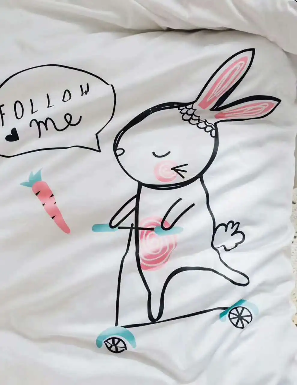 Хлопок покрывало с рисунком пингвина кролик печати бросает Стёганое Одеяло летние тонкие одеяло stiching duvet Стёганое одеяло заполнения