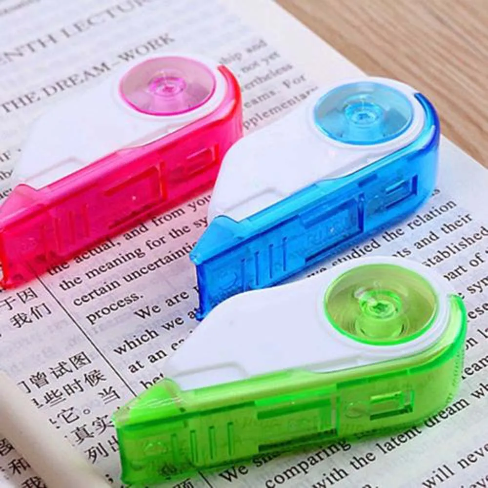 Hot Sale 1Pcs 12m*5mm Roller Decorative Correction Tape School Office Supply Stationery Gifts