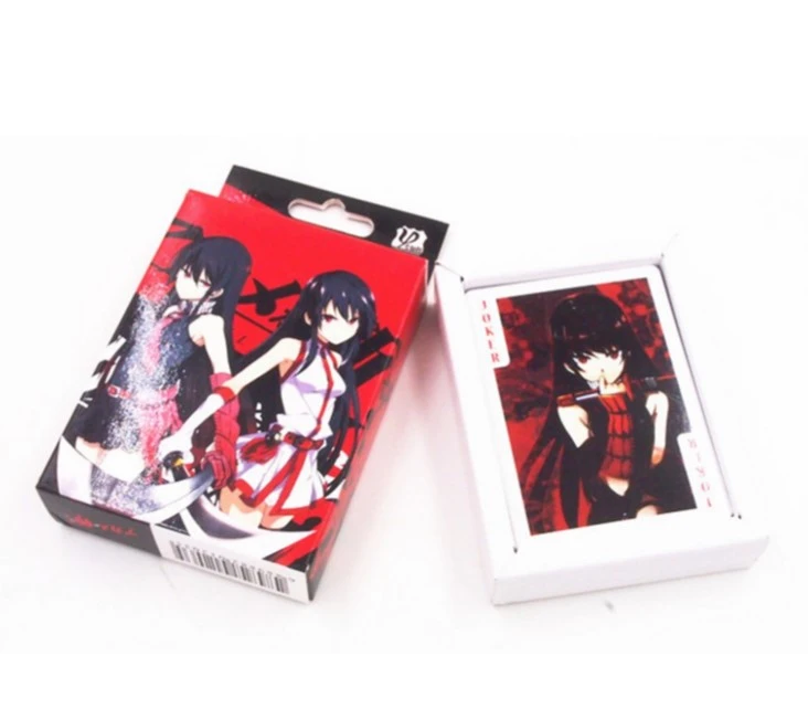 アニメakame Gaキルポーカーボックスでカードコスプレボードゲームカード送料無料 With Box Games Animeanime Box Aliexpress