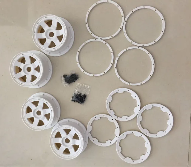 Best Offers White high strength Baja super star wheel with beadlock ring and screws For 1/5 HPI Baja 5B ss Best Offers White high strength Baja super star wheel with beadlock ring and screws For 1/5 HPI Baja 5B ss