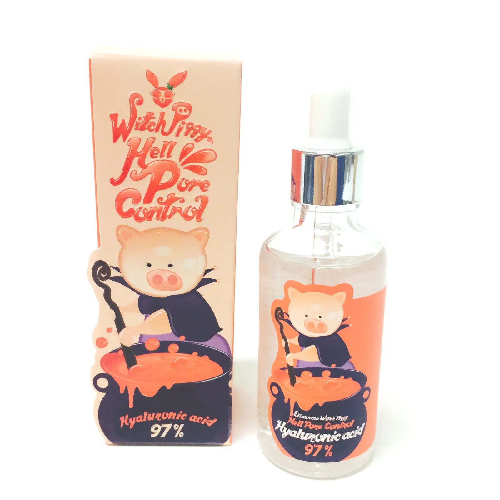 Cena Koreański kosmetyk elżbieca Witch Piggy Hell kontrola porów kwas hialuronowy 97% 50ml serum do twarzy Crean pielęgnacja skóry esencja twarzy
