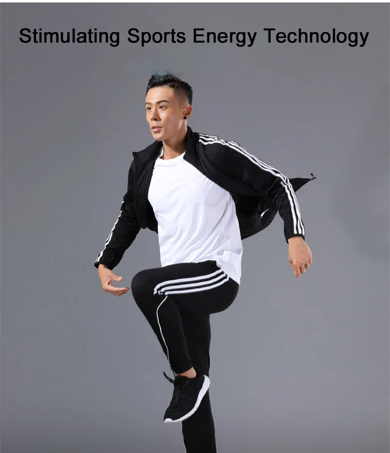 Мужская спортивная одежда для баскетбола, футбола, бега, мужская спортивная одежда, дышащая куртка с воротником-стойкой и брюки, тренировочные и тренировочные костюмы