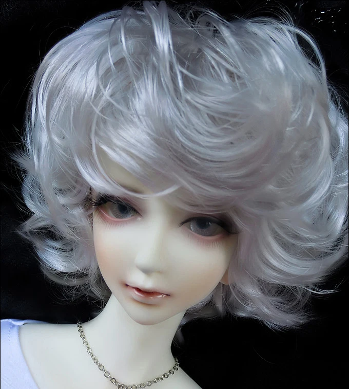 D01-P096 детская игрушка ручной работы 1/3 1/4 аксессуары для кукол BJD/SD кукольный парик аристократическая завивка коротких волос 1 шт