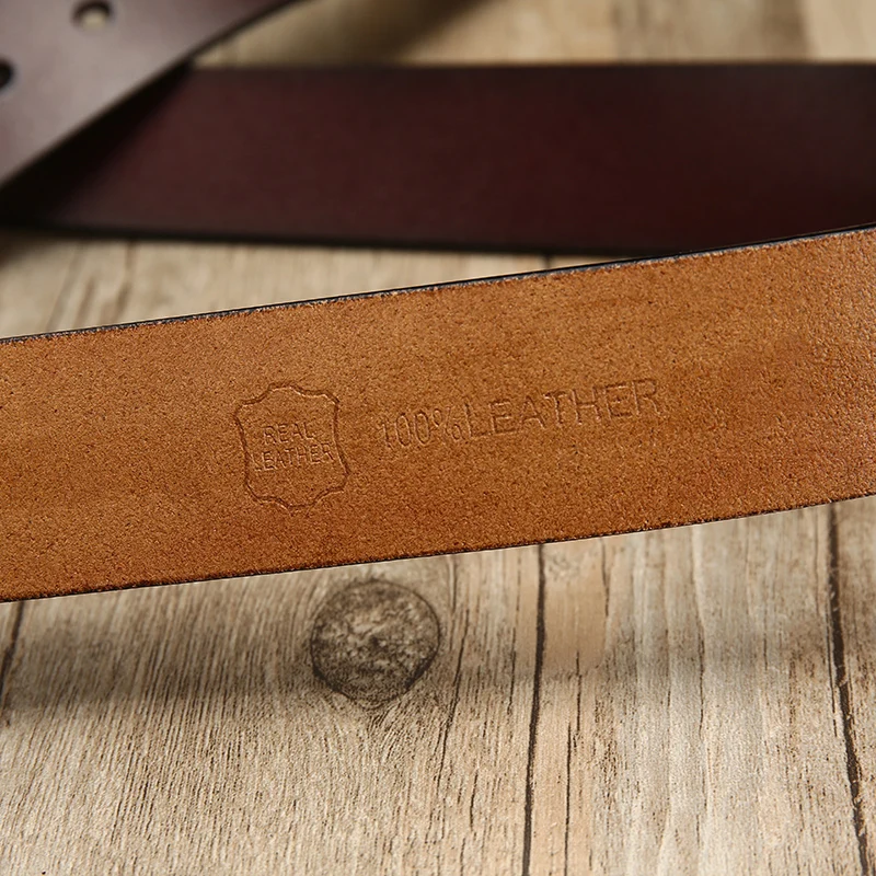  [LFMB]leather belt men pin buckle fancy vintage jeans male genuine leather strap belts cummerbunds 