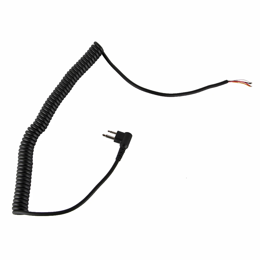 2pin 4 провода Динамик микрофонный кабель весенней линейки для Motorola GP88S GP3688 GP2000